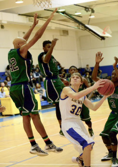 Evan King will always pass the ball if indicated and is a team player